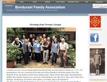 Tablet Screenshot of bondurant-family.org